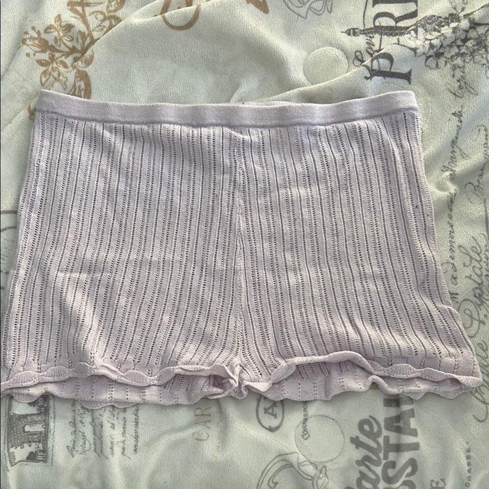Victoria's Secret Purple Ribbed Panties